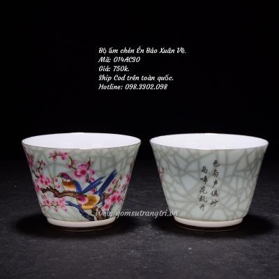 Bộ Ấm Chén Én Báo Xuân Về